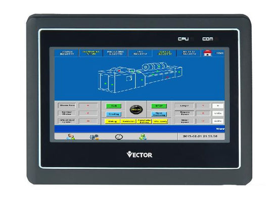 이더넷 7.4는 HMI 제어판 RS485 HMI LCD 디스플레이로 조금씩 움직입니다